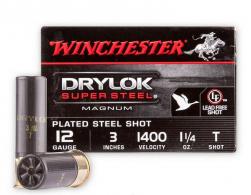 Winchester Ammo Drylock Super Steel Magnum 12 Gauge 3" 1 1/4 oz T Shot 25 Bx/ 10 Cs - XSC123T Winchester Ammo Drylock Super Steel Magnum 12 Gauge 3" 1 1/4 oz T Shot 25 Bx/ 10 Cs - XSC123T