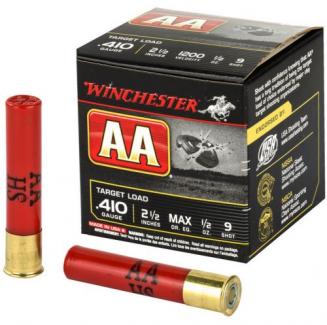 Winchester AA Target 410 Gauge 2.5" 1/2 oz  #9  25rd box