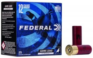 Federal Game-Shok Upland Hi-Brass 12 GA 2.75" 1 1/4 oz 6 Round 25 Bx/ 10 Cs