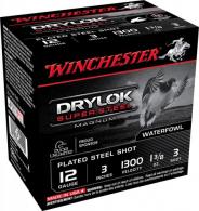 Winchester Ammo Drylock Super Steel Magnum 12 GA 3" 1 3/8 oz 3 Round 25 Bx/ 10 Cs - XSM1233 Winchester Ammo Drylock Super Steel Magnum 12 GA 3" 1 3/8 oz 3 Round 25 Bx/ 10 Cs - XSM1233