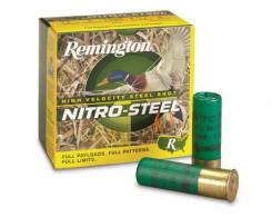 Remington Ammunition Nitro Steel 12 Gauge 3" 1 1/4 oz 4 Shot 25 Bx/ 10 Cs - 20802 Remington Ammunition Nitro Steel 12 Gauge 3" 1 1/4 oz 4 Shot 25 Bx/ 10 Cs - 20802