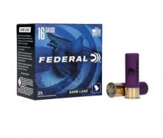 Federal Game-Shok Upland 16 Gauge 2.75" 1 oz 6 Round 25 Bx/ 10 Cs - H1606 Federal Game-Shok Upland 16 Gauge 2.75" 1 oz 6 Round 25 Bx/ 10 Cs - H1606