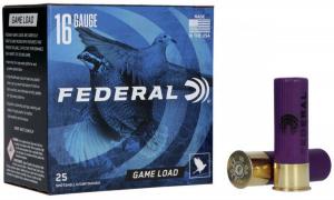 Federal Game-Shok Upland 16 Gauge 2.75" 1 oz 7.5 Round 25 Bx/ 10 Cs - H16075 Federal Game-Shok Upland 16 Gauge 2.75" 1 oz 7.5 Round 25 Bx/ 10 Cs - H16075