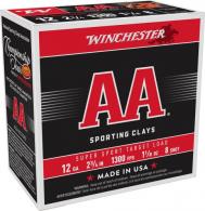 Winchester Ammo AA Super Sport 12 Gauge 2.75" 1 1/8 oz #8 Shot 25rd box - AASC128 Winchester Ammo AA Super Sport 12 Gauge 2.75" 1 1/8 oz #8 Shot 25rd box - AASC128