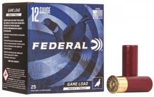 Federal Game-Shok Upland Heavy Field 12 GA 2.75" 1 1/4 oz 4 Round 25 Bx/ 10 Cs - H1254 Federal Game-Shok Upland Heavy Field 12 GA 2.75" 1 1/4 oz 4 Round 25 Bx/ 10 Cs - H1254