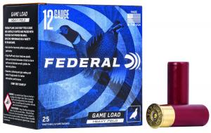 Federal H1255 Game-Shok Upland Heavy Field 12 GA 2.75" 1 1/4 oz #5 Round 25 Bx/ Cs - 10 Federal H1255 Game-Shok Upland Heavy Field 12 GA 2.75" 1 1/4 oz #5 Round 25 Bx/ Cs - 10