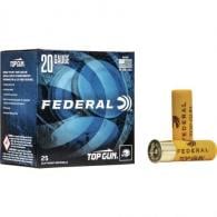 Federal Top Gun Target 20 GA 2.75" 7/8 oz #7.5 25rd box - TG2075 Federal Top Gun Target 20 GA 2.75" 7/8 oz #7.5 25rd box - TG2075