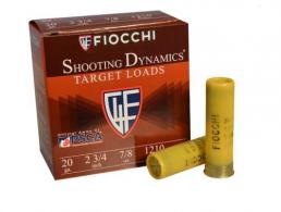 Fiocchi Shooting Dynamics Target 20 GA 2.75" 7/8oz #8 25rd Box - 20SD8