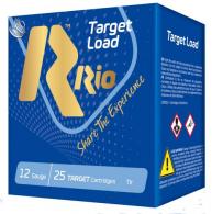 RIO AMMUNITION Target Load Trap 12 Gauge 2.75" 1 oz 8 Shot 25 Bx/ 10 Cs - TLT288