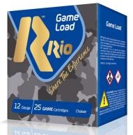 RIO AMMUNITION Game Load Super Game High Velocity 12 Gauge 2.75" 1-1/8 oz 6 Shot 25 Bx/ 10 Cs - SG326