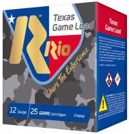 RIO AMMUNITION Game Load Super Game High Velocity 12 GA 2.75 1-1/8 oz 7.5 Round 25 Bx/ 10 Cs RIO AMMUNITION Game Load Super Game High Velocity 12 GA 2.75 1-1/8 oz 7.5 Round 25 Bx/ 10 Cs