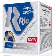 RIO AMMUNITION Royal BlueSteel Magnum 12 Gauge 3" 1-1/4 oz 4 Shot 25 Bx/ 10 Cs - RBSM364 RIO AMMUNITION Royal BlueSteel Magnum 12 Gauge 3" 1-1/4 oz 4 Shot 25 Bx/ 10 Cs - RBSM364