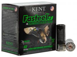 Kent Cartridge Fasteel 2.0 12 GA 2.75" 1-1/16 oz 2 Round 25 Bx/ 10 Cs - K122FS302 Kent Cartridge Fasteel 2.0 12 GA 2.75" 1-1/16 oz 2 Round 25 Bx/ 10 Cs - K122FS302