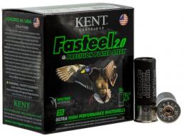 Kent Cartridge Fasteel 2.0 12 GA 2.75" 1-1/16 oz 3 Round 25 Bx/ 10 Cs - K122FS303 Kent Cartridge Fasteel 2.0 12 GA 2.75" 1-1/16 oz 3 Round 25 Bx/ 10 Cs - K122FS303