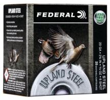 Federal Upland Steel 20 Gauge 2.75" 3/4 oz 6 Shot 25 Bx/ 10 Cs - USH206 Federal Upland Steel 20 Gauge 2.75" 3/4 oz 6 Shot 25 Bx/ 10 Cs - USH206