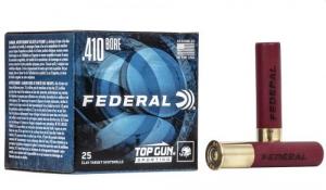 Federal Top Gun Sporting 410 GA 2-1/2" 1/2 oz #7.5 25rd box - TGS4121475 Federal Top Gun Sporting 410 GA 2-1/2" 1/2 oz #7.5 25rd box - TGS4121475