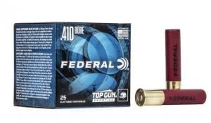 Federal Top Gun Sporting 410 Gauge 2.5" 1/2 oz #9 Shot 25rd box - TGS412149 Federal Top Gun Sporting 410 Gauge 2.5" 1/2 oz #9 Shot 25rd box - TGS412149
