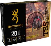 Browning Ammo TSS Tungsten 20 Gauge 3" 1 1/2 oz 7 Shot 5 Bx/ 10 Cs