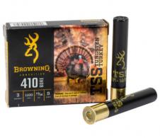 Browning TSS Tungsten Turkey 410Gauge 3" 13/16oz Tungsten 9Shot 5 Per Box/20 Case - B193924139 Browning TSS Tungsten Turkey 410Gauge 3" 13/16oz Tungsten 9Shot 5 Per Box/20 Case - B193924139