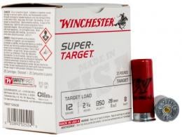 Winchester Ammo TRGT13508 Super Target 12 Gauge 2.75" 1 oz 8 Shot 25 Bx/ 10 Cs - TRGT13508 Winchester Ammo TRGT13508 Super Target 12 Gauge 2.75" 1 oz 8 Shot 25 Bx/ 10 Cs - TRGT13508