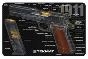 TekMat Original Cleaning Mat 1911 3D Cutaway 11" x 17" - TEKR171911CA