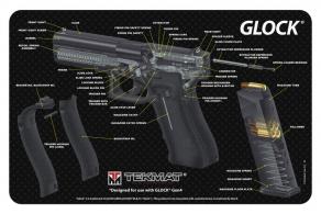 TekMat TEKR17CA Original Cleaning Mat For Glock 3D Cutaway 11" x 17" - TEKR17GLOCKCA TekMat TEKR17CA Original Cleaning Mat For Glock 3D Cutaway 11" x 17" - TEKR17GLOCKCA