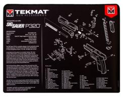 TekMat Ultra Premium Cleaning Mat Sig P320 Parts Diagram 15" x 20" - TEKR20SIGP320 TekMat Ultra Premium Cleaning Mat Sig P320 Parts Diagram 15" x 20" - TEKR20SIGP320