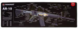 TekMat Ultra Premium Cleaning Mat AR-15 3D Cutaway 15" x 44" - TEKR44AR15CA