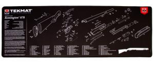 TekMat TEKR44REM870 Remington 870 Ultra 44 Cleaning Mat Black/White Rubber 15"x44" Remington 870 Parts Diagram - 1028