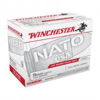 Winchester USA Valor Full Metal Jacket 9mm NATO Ammo 124 gr 200 Round Box Winchester USA Valor Full Metal Jacket 9mm NATO Ammo 124 gr 200 Round Box