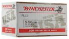 Winchester Full Metal Jacket 5.56x45mm NATO Ammo 200 Round Box - WM193200