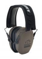 Walkers Razor Slim Polymer 27 dB Over the Head Flat Dark Earth Ear Cups w/Black Band - GWPRSMPASFDE