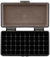 Berrys 401 Ammo Box 9mm Luger,380 ACP 50rd Smoke Lid w/Black Bottom - 19642 Berrys 401 Ammo Box 9mm Luger,380 ACP 50rd Smoke Lid w/Black Bottom - 19642