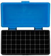 Berrys 408 Ammo Box 40 S&W,45 ACP 50rd Blue Lid w/Black Bottom - 38861