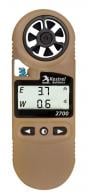 KestrelMeters 2700 Ballistics Weather Meter Tan CR2032 Lithium - 0827LTAN