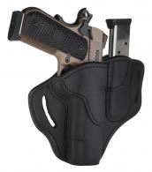 1791 Gunleather BH1M1 Stealth Black Leather OWB Browning Hi-Power/Colt 1911/Sig Sauer 1911 Right Hand - BH1M1SBLR 1791 Gunleather BH1M1 Stealth Black Leather OWB Browning Hi-Power/Colt 1911/Sig Sauer 1911 Right Hand - BH1M1SBLR