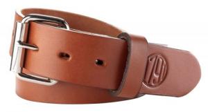 1791 Gunleather Gun Belt 01 46"-50" Leather Classic Brown - BLT014650CBRA