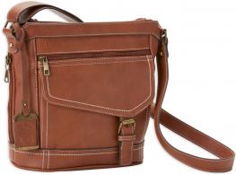 Bulldog Bucket Style Purse Brown Leather Shoulder Universal Ambidextrous Hand - BDP045 Bulldog Bucket Style Purse Brown Leather Shoulder Universal Ambidextrous Hand - BDP045