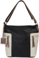 BDOG BDP-070 HOBO/CROSS BODY PURSE HLSTR BLK/TAN - BDP070