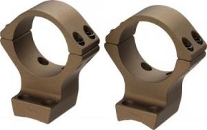 Browning Integrated Scope Mount System Burnt Bronze Cerakote 2-Piece Base w/1" Tube Diameter & Low Mount - 12531 Browning Integrated Scope Mount System Burnt Bronze Cerakote 2-Piece Base w/1" Tube Diameter & Low Mount - 12531
