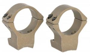 Browning Integrated Scope Mount System Burnt Bronze Cerakote 2-Piece Base w/30mm Tube Diameter & High Mount Height for Bro