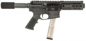 BRIGADE 9MM AR STYLE 5.5"BLK PISTOL W/BUFFER TUBE - A091551B BRIGADE 9MM AR STYLE 5.5"BLK PISTOL W/BUFFER TUBE - A091551B