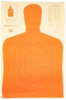 Action Target B-27E-ORANGE100 B-27E Economy Silhouette Hanging Paper Target 23" x 35" 100 Per Box - B-27E-ORANGE100