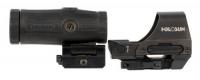 Holosun Combo 1x 3x 2/65 MOA Circle w/Dot Reticle Includes Case Red Dot Sight - HS510C/HM3X