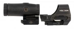 Holosun Combo 1x 3x 2/65 MOA Circle w/Dot Reticle Includes Case Red Dot Sight - HS510C/HM3X Holosun Combo 1x 3x 2/65 MOA Circle w/Dot Reticle Includes Case Red Dot Sight - HS510C/HM3X