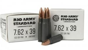 Red Army Standard Red Army Standard 7.62x39mm 122 gr Full Metal Jacket 20rd box - AM3092