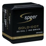 Speer 308150GDB Gold Dot 30 Cal .308 150 gr Gold Dot Soft Point 50 Per Box - 308150GDB Speer 308150GDB Gold Dot 30 Cal .308 150 gr Gold Dot Soft Point 50 Per Box - 308150GDB