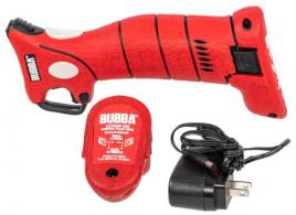 Bubba Electric Fillet Battery Powered 7",9",12" Fillet Serrated Carbon Steel Blade Red/Black Non-Slip Handle - 1095705
