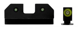 XS R3D Night for Glock Large Frame Green Outline Tritium Handgun Sight - GLR013P6G