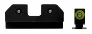 XS R3D Night for Glock Large Frame Green Outline Tritium Handgun Sight